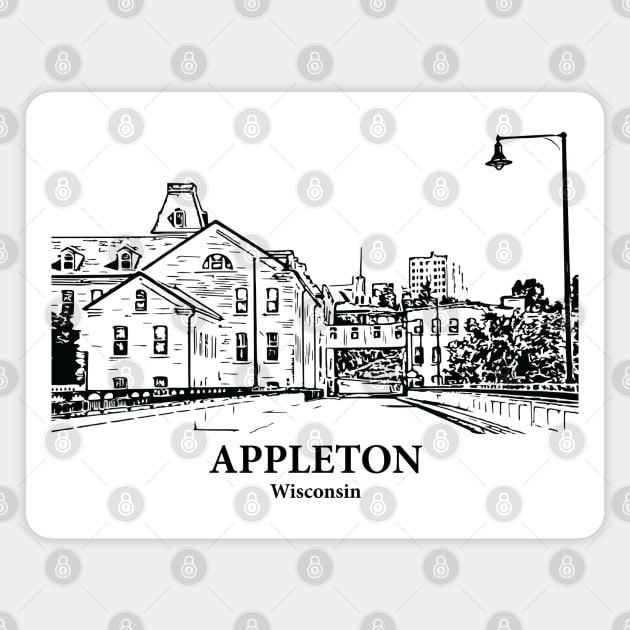 Appleton - Wisconsin Magnet by Lakeric